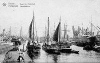 carte postale de Anvers Bassin du Kattendijck