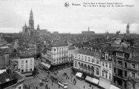 carte postale de Anvers Pont de Meir et rempart Sainte-Catherine