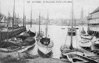 carte postale de Anvers Le bassin des Yachts à Ste Anne