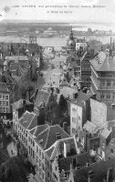 carte postale de Anvers Vue panoramique de l'Escaut, Casino, Belvédère et canal au Sucre