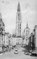 carte postale de Anvers La Cathédrale