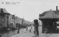 carte postale ancienne de Malines MarchÃ© aux Poissons