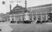 carte postale ancienne de Malines De Statie