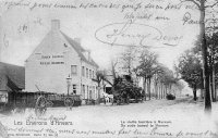 carte postale ancienne de Merxem La Vieille Barrière