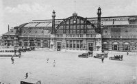 carte postale ancienne de Malines La Gare