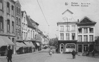 carte postale ancienne de Malines Rue du Bruel