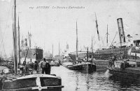 carte postale de Anvers Le Bassin 