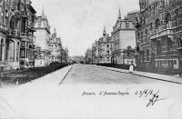 carte postale de Anvers L'Avenue Cogels