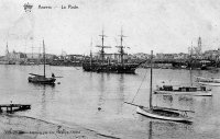 carte postale de Anvers La Rade