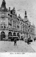 carte postale de Anvers La place de Meir