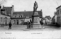 carte postale ancienne de Ekeren La statue Lepold II