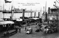 carte postale de Anvers Débarcadère et ponton du bateau de Ste Anne