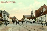 carte postale ancienne de Wavre-Notre-Dame Entrée du village à Wavre-Notre-Dame