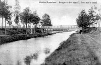 postkaart van Balen Baelen-Rosselaer, Brug over het Kanaal. Pont sur le canal.