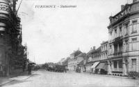 carte postale ancienne de Turnhout Statiestraat