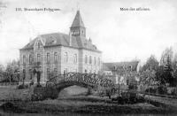 carte postale ancienne de Brasschaat Polygone - Mess des officiers