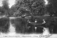 carte postale ancienne de Ekeren Château du Donck - L'étang