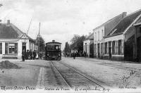 carte postale ancienne de Wavre-Notre-Dame Station du Tram