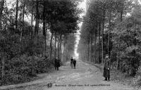 carte postale ancienne de Ravels Dreef naar het cementfabriek