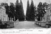 carte postale ancienne de Edegem Ingang kasteel ter Linden