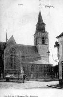 carte postale ancienne de Edegem L'église