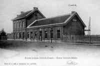 postkaart van Kontich Vue de la gare. Contich (ouest)