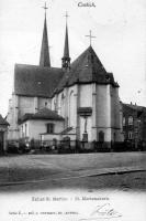 carte postale ancienne de Kontich Eglise Saint Martin