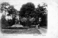 carte postale ancienne de Lierre Monument Tony Bergmann