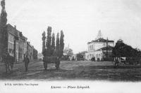 carte postale ancienne de Lierre Place Léopold