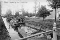 carte postale ancienne de Puurs Vue du Vliet