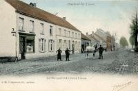carte postale ancienne de Lierre La Chaussée d'Anvers