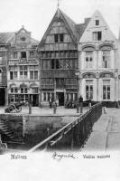 carte postale ancienne de Malines Vieilles Maisons