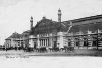 carte postale ancienne de Malines La gare