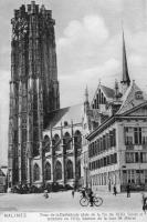 postkaart van Mechelen Tour de la Cathédrale