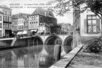 carte postale ancienne de Malines&nbsp;Le Grand Pont