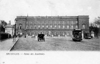 carte postale de Bruxelles Palais des Académies