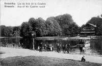 carte postale de Bruxelles Lac du bois de la Cambre - Chalet  Robinson