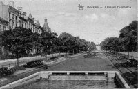 postkaart van Brussel L'avenue Palmerston