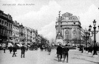 postkaart van Brussel Place de Brouckère