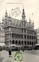 carte postale de Bruxelles Maison du Roi