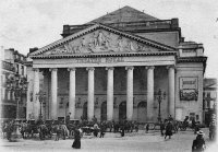 carte postale de Bruxelles Théatre Royal de la Monnaie