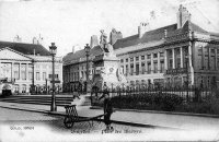 carte postale de Bruxelles Place des Martyrs