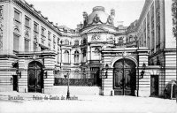 carte postale de Bruxelles Palais du Comte de Flandre