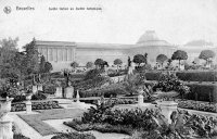 carte postale de Bruxelles Jardin Italien au Jardin Botanique