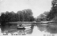 carte postale de Bruxelles Lac du Bois de la Cambre