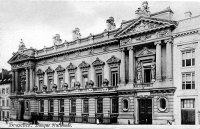 carte postale de Bruxelles Banque Nationale