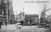 carte postale de Bruxelles Exposition 1910 -Bruxelles Kermesse - Vue sur la place du Marché