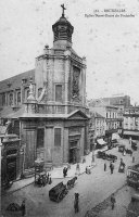 carte postale de Bruxelles Eglise Notre-Dame du Finistère