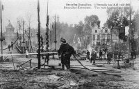 carte postale de Bruxelles Exposition 1910 - Bruxelles Kermesse - Vue vers le grand Portique