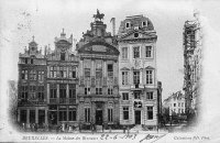 carte postale de Bruxelles La Maison des Brasseurs